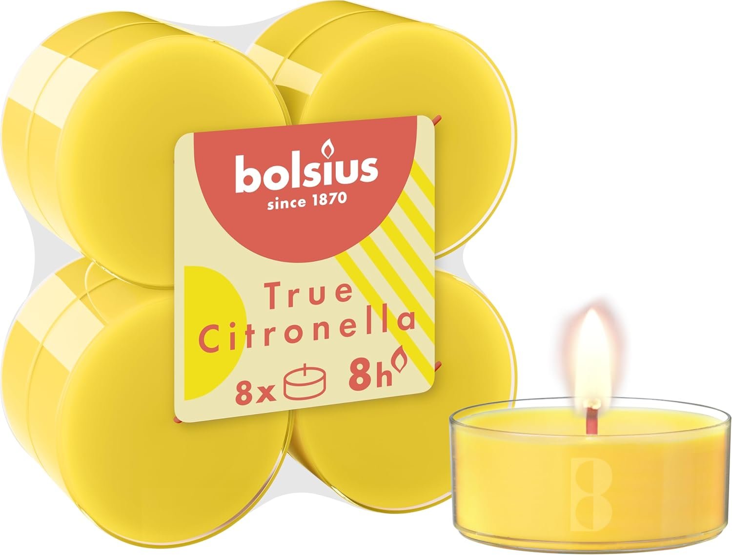 Bolsius True Citronella – Maxi Scented Tea Lights-B0BXLZGVJK 1 Bolsius True Citronella Maxi Scented Tea Lights