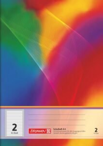 Brunnen exercise book A4 line 02