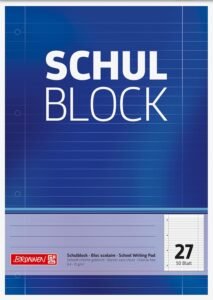 Brunnen school pad A4 Lin27 50 sheets 1 piece 1 pack